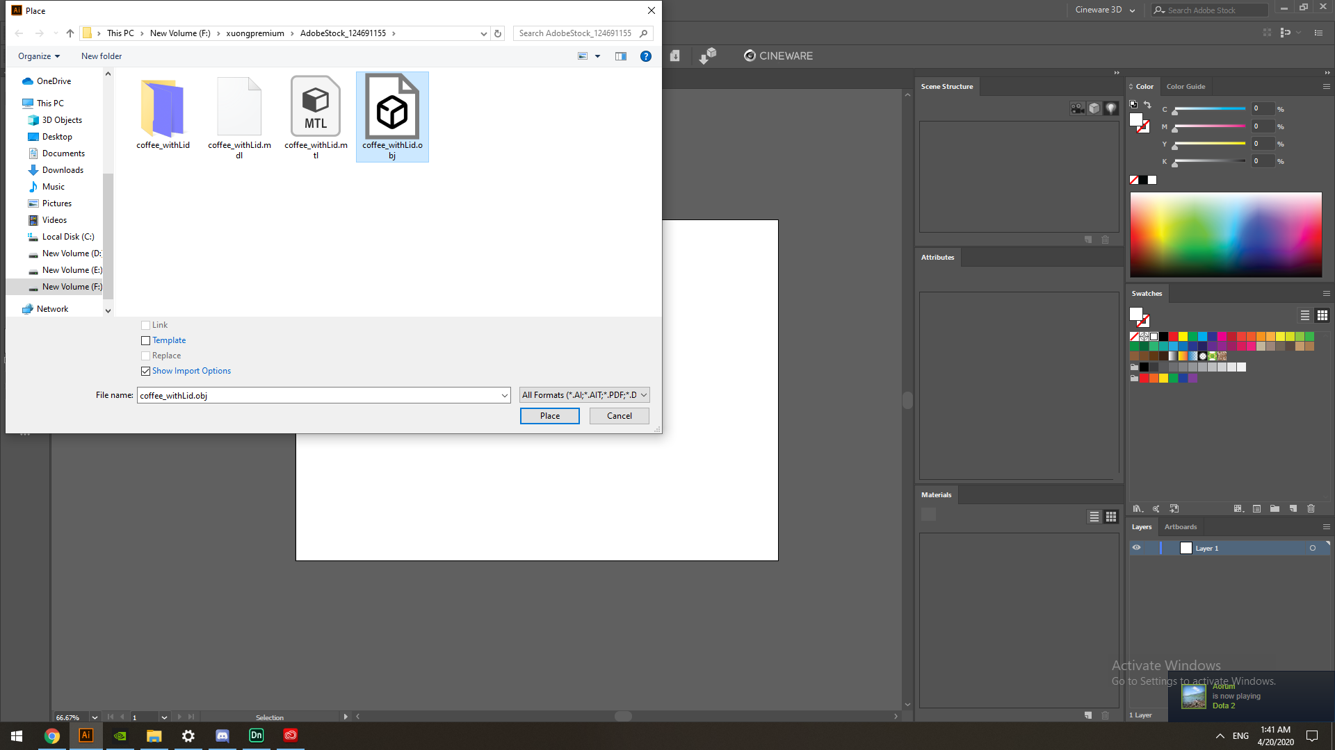 cineware plugin for adobe illustrator mac